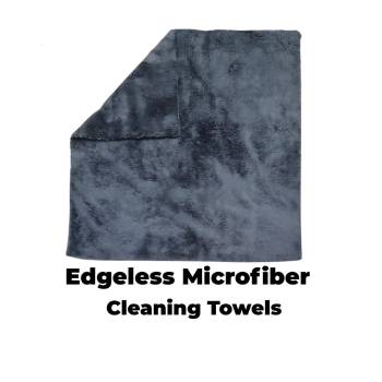 Edgeless Microfiber Cleaning Towels | 40×40 cm | 450 GSM | Ultra Soft & Durable ( Random Colour)