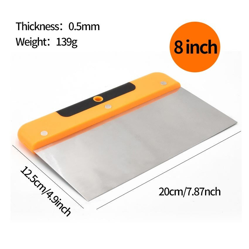 Stainless Steel Scraper with Durable Handle | Multi-Purpose Cleaning & Surface Scraping Tool