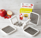 Multi-Chopper 3 in 1 Apple, Fruit & Potato Slicer – Heavy-Duty Stainless Steel Cutter for Quick, Even Slicing | Kitchen Gadget for Fast Food Prep