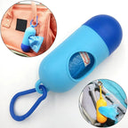 1Pc Baby Diaper Bag Dispenser With Rope/Hook | Includes 1 Roll Of 18 Disposable Bags | Random Colour