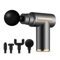 Professional Smart Percussion Massage Gun – High-Intensity Deep Tissue Muscle Massager with 4 Interchangeable Heads for Athletic Recovery & Pain Relief 5 in 1