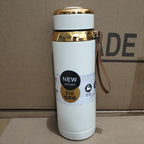 Matte Stainless Steel Bottle Leak Proof Durable Hot Cold Water Bottle For Office Gym Travel