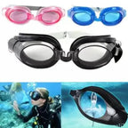 3 in 1 Swimming Goggles Advanced Swimming Goggles For Kids And Adults (Random Color)