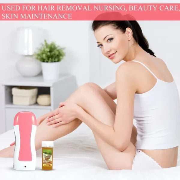 Roll On Wax Depilatory Heater Waxing Hot Cartridge Hair Removal Roller Portable Epilator ( without box)