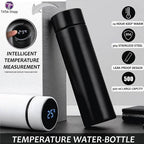 Temperature Display Indicator Insulated Stainless Steel Hot &amp; Cold Flask Bottle (Random Color) (500 ML )