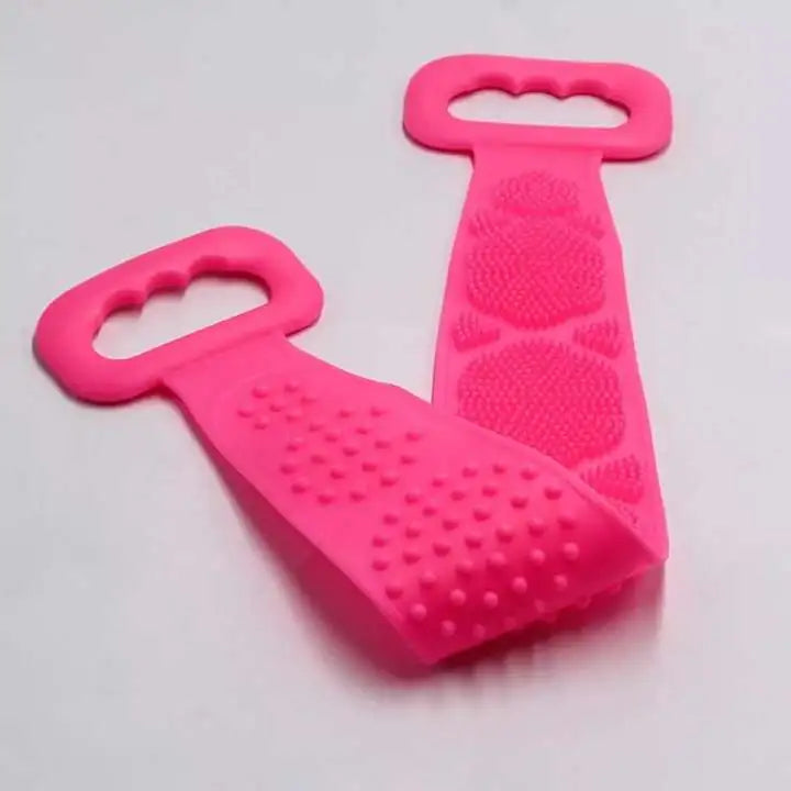 Double Side Bath Towel Scrubber - Random Color