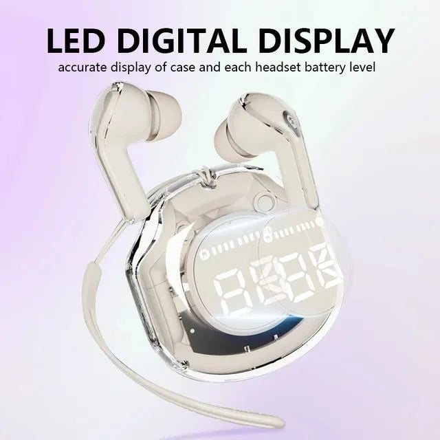 Air 39 Earbuds - Air 39 Transparent Earbuds - Air 39 Original Earbuds - High Quality Sound - Bluetooth 5.3 - Accurate right Left - Super Bass - Super Sound - HD Calling - ENC technology (Random Color)