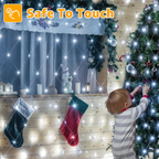 1 PC Wedding LED Net Mesh String Lights- Fairy String Lights With 88 Lights for Wedding Party Décor Outdoor &amp; Indoor Activities