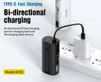 Aspor A351 2in1 Iphone &amp; Type-C Flexible Portable Mini 5000mah Power Bank