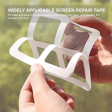 (Pack Of 10) Multifunctional Net Sticker Drainer Net For Bathroom – Kitchen Etc | Window Screen Repair Patches For Door Window