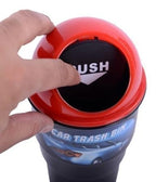 Car Trash Can Organizer Garbage Holder Storage Bag Trash Bin Paper Dustbin (Random Color)