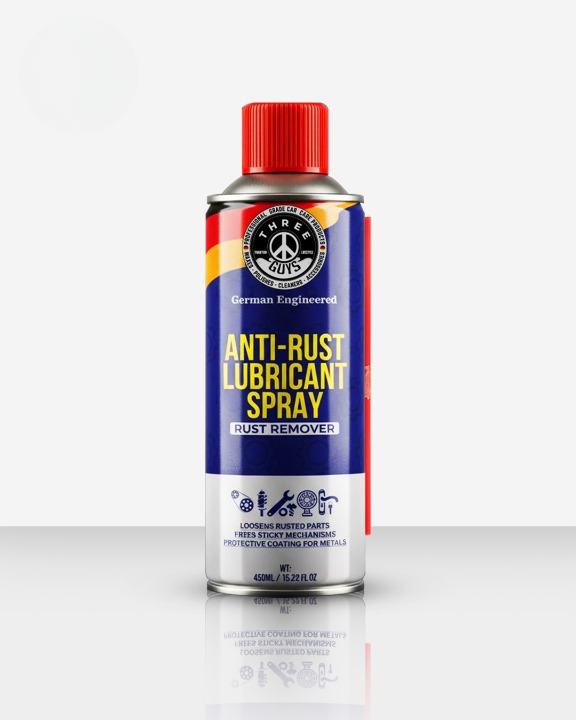 Three Guys Anti-Rust Lubricant Spray – Penetrating Oil Rust Remover And Multi-Purpose De-Rust Spray German Engineered