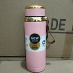 Matte Stainless Steel Bottle Leak Proof Durable Hot Cold Water Bottle For Office Gym Travel