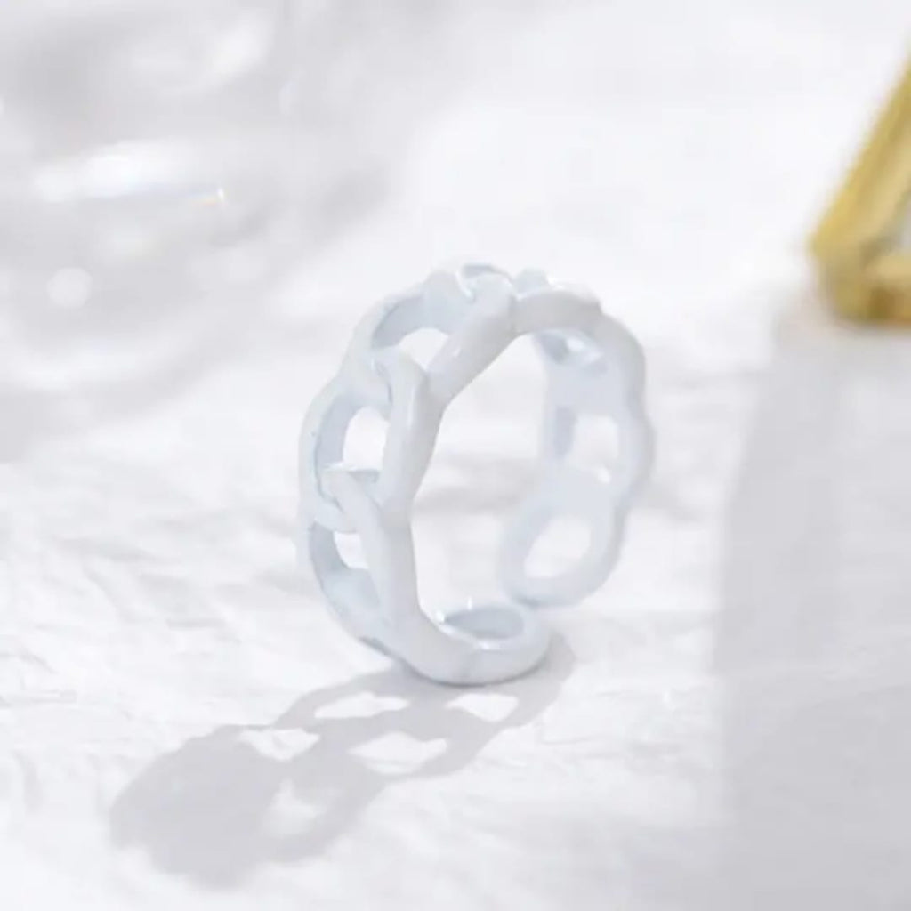 BRJ-180 Metal Funky Korean Rings – Trendy Fashion Jewellery, Stylish Accessory for Women and Men