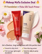 Flicka 2-In-1 Makeup Deal – Primer (60g) + Foundation (30g) Combo