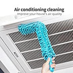 Micro Fiber Fan Duster Flexible Duster With Telescopic Stainless Steel Handle for Fan Cleaning Specially (random color)