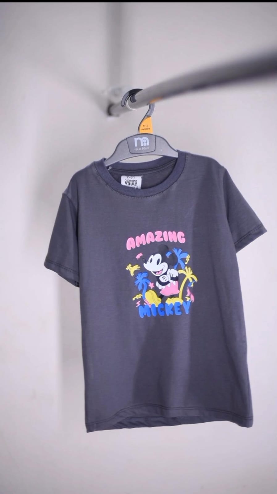 Amazing Mickey Printed T-Shirt for Kids