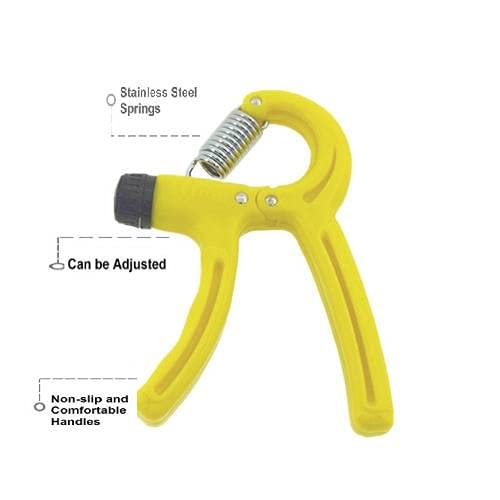 Simple Adjustable Hand Gripper Strengthener – Wrist &amp; Forearm Workout Trainer - Random Color