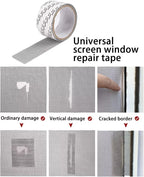 3 Meter - Mesh Roll Tape Window Screen Repair Patch Keep Mosquitoes Out With Anti Insect Self Adhesive Mesh Patch Tape