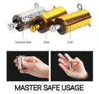 Professional Metal Appearing Cane for Magic Tricks - Portable Telescoping Martial Arts Pocket Staff