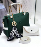Ladies Handbag With Match Small Pouch Elegant Design Premium Quality