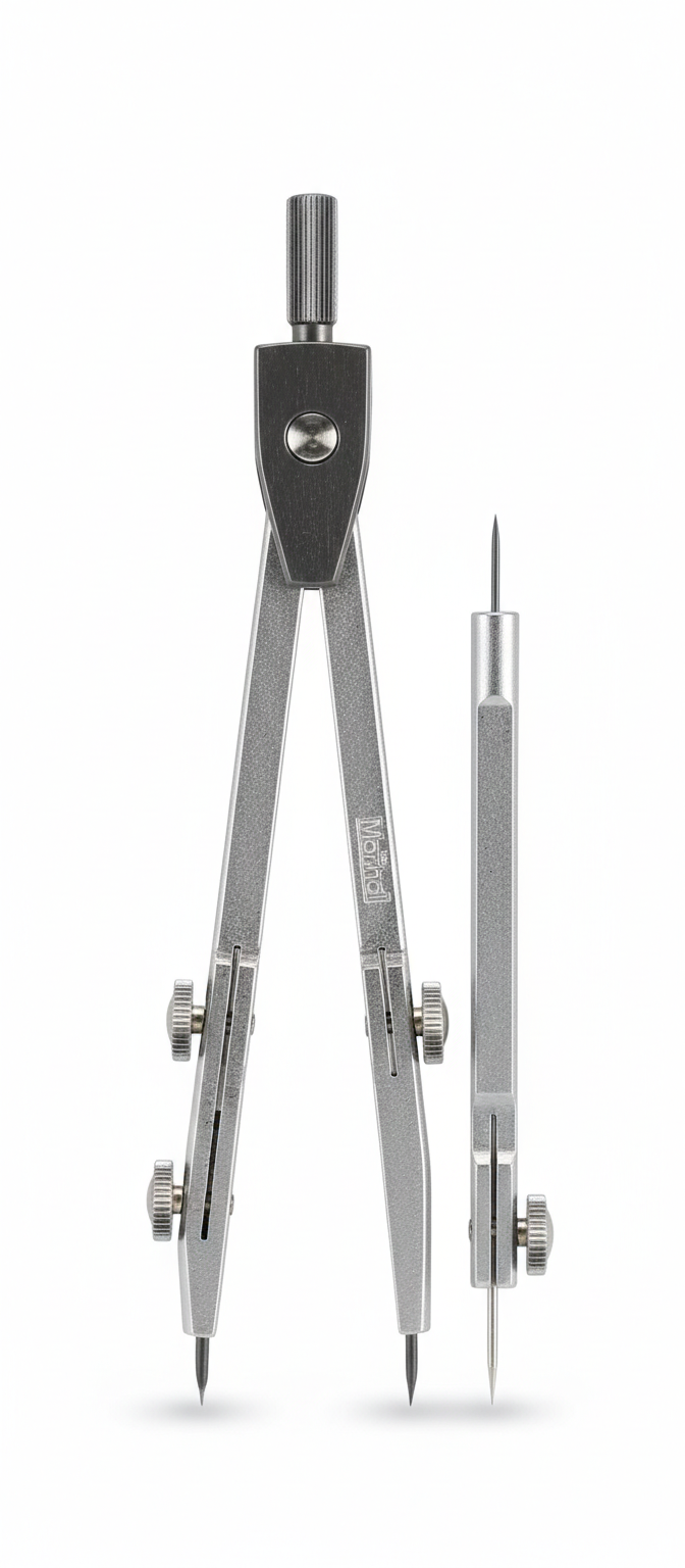 Marshal 9-Piece Mathematical Instruments Set – Complete Geometry Box for Classic & Precision Drawing