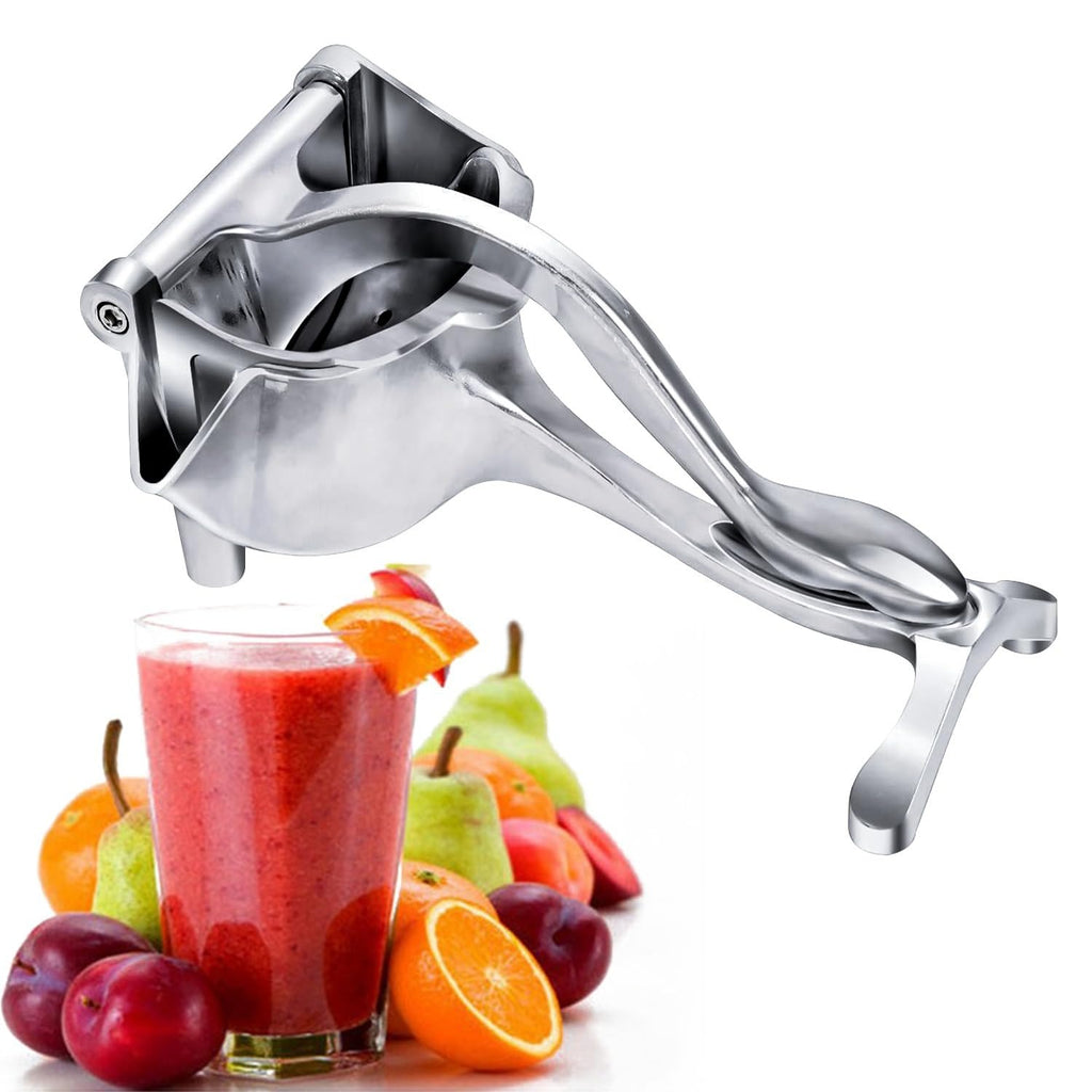 Stainless Steel Lemon & Orange Clip Handheld Fruit Juicer – Durable Manual Portable Citrus Squeezer for Kitchen & Baby Fruit Juice