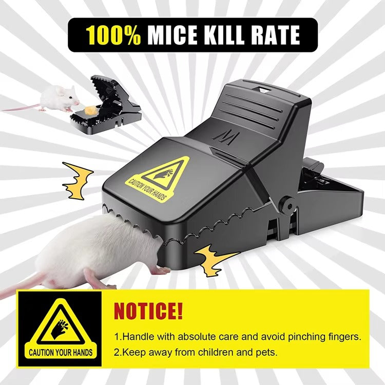 Durable Mouse Trap – Reusable Rodent Catcher For Home, Kitchen, And Office Use With Strong Spring Mechanism And Easy Setup