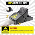 Durable Mouse Trap – Reusable Rodent Catcher For Home, Kitchen, And Office Use With Strong Spring Mechanism And Easy Setup