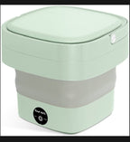 Foldable Mini Washing Machine – Portable Collapsible Washer for Travel, Dorm, Baby Clothes | Random Color