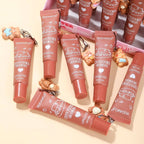 Huda Moji Cute Teddy Style Cocoa Butter High Pigmented Lip Gloss Set – Nude Shades (Pack of 2)