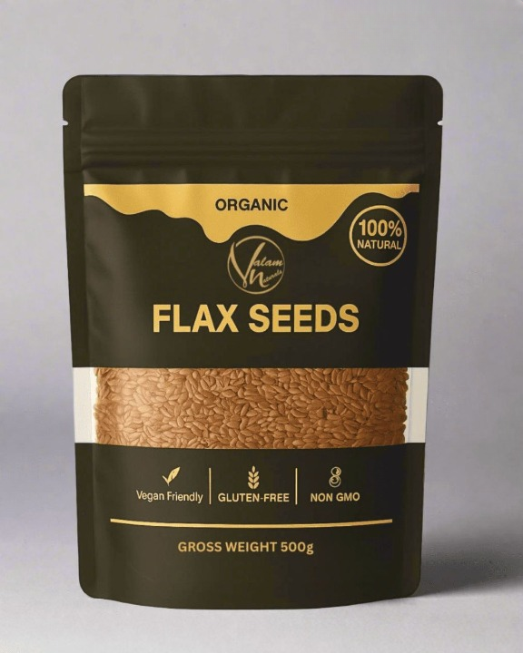 Organic Flax Seeds – 100% Natural, Gluten-Free & Non-GMO Superfood