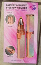 2 In 1 Hair Remover Chargeable , Multi Attractive Color With USB Charging Cable And Cleaning Brush