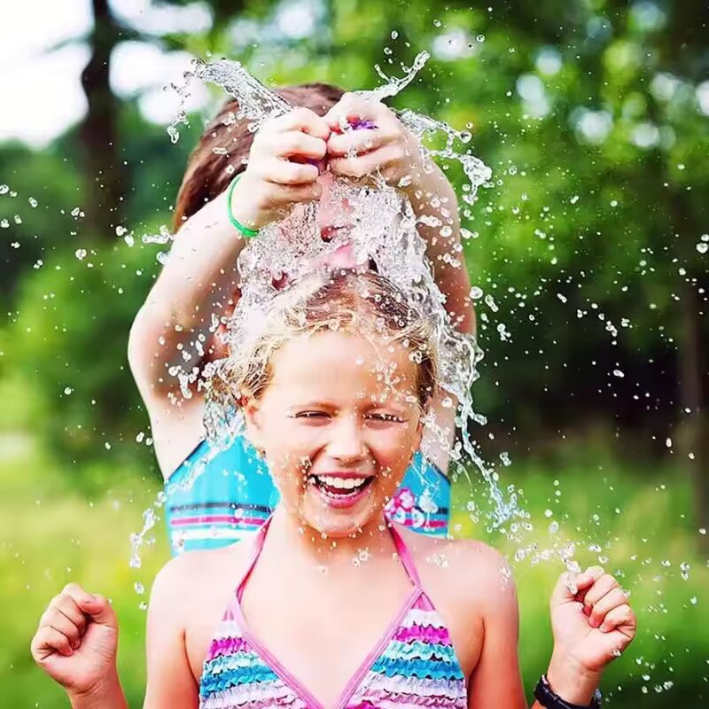 111pcs/bag - Fast Fill Water Balloon Kit | Quick Fill Magic Self Sealing Water Balloon | Party Supplies For Outdoor Water Party | Water War Game
