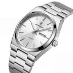 Premium Stainless Steel Quartz Watch PRX Style Elegant Durable Timepiece With Stainless Steel Strap And Precise Quartz Mechanism