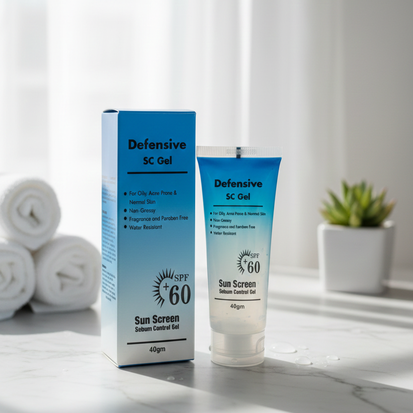Defensive SC Gel Strong Protective Formula Gentle Application Reliable Performance Easy Absorption Provides Comfort And Support For Daily Use - 40g