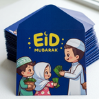 Eidi Envelope Pack of 8 – Premium Festive Cash Gift Envelopes for Eid