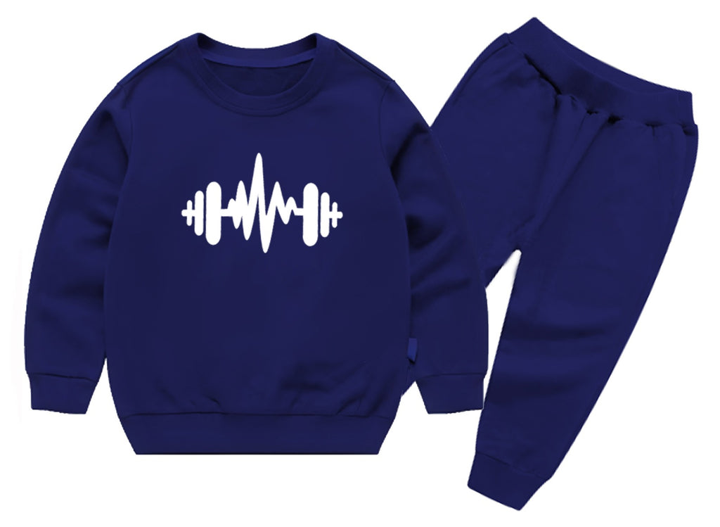 Boys Winter Casual Long Sleeve Printed Patchwork Round Neck Sweatshirt | Warm, Stylish & Comfortable Winter Wear