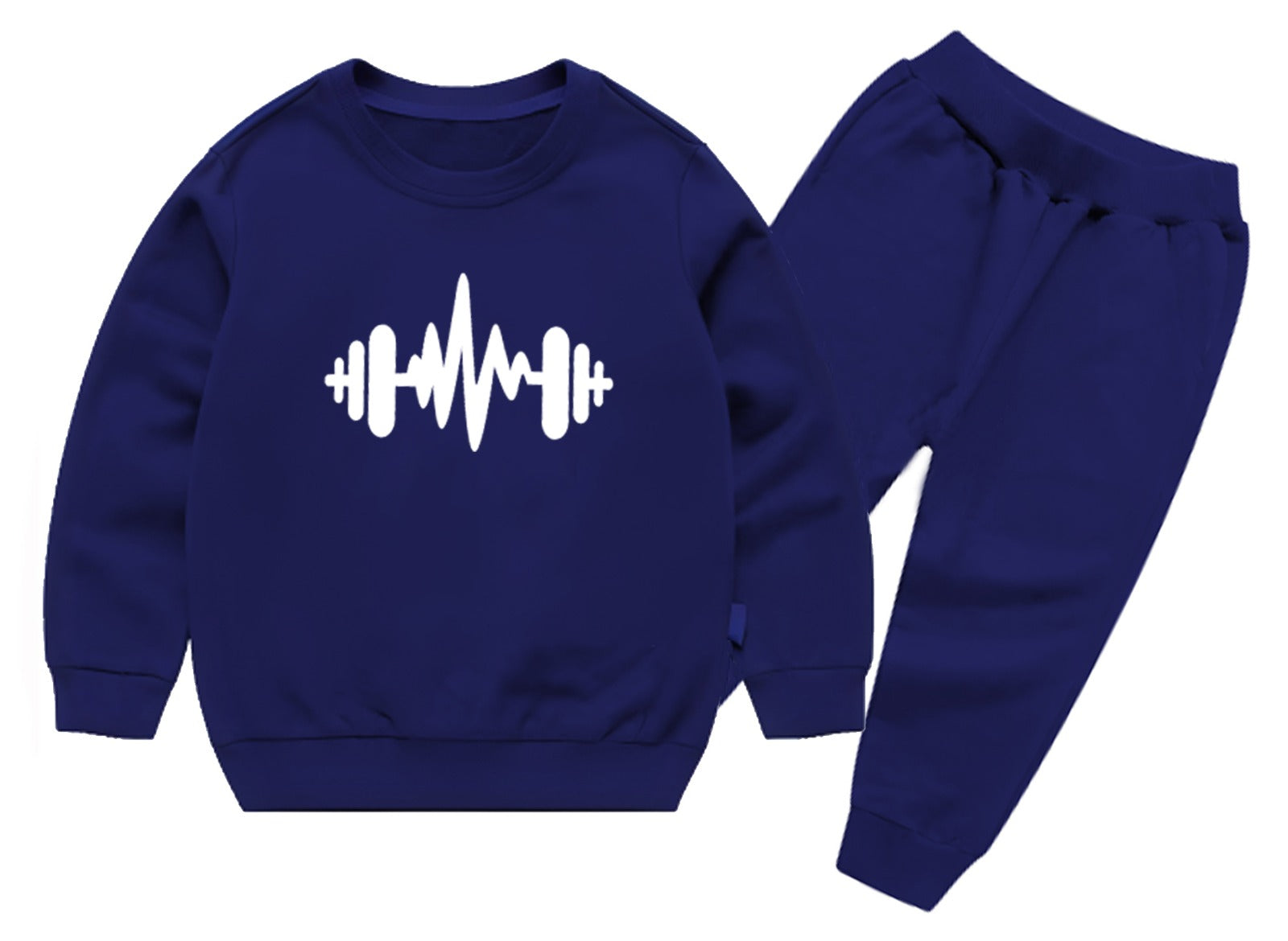 Boys Winter Casual Long Sleeve Printed Patchwork Round Neck Sweatshirt | Warm, Stylish & Comfortable Winter Wear