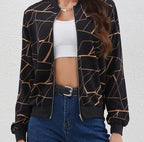 Ladies Lining Jacket Elegant Design Smooth Comfort Easy Wear Durable Stitching Lightweight (Only Jacket)