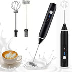 2 in 1 Coffee Beater Rechargeable Smooth Mixing Easy Use Compact Design Comfortable Handling