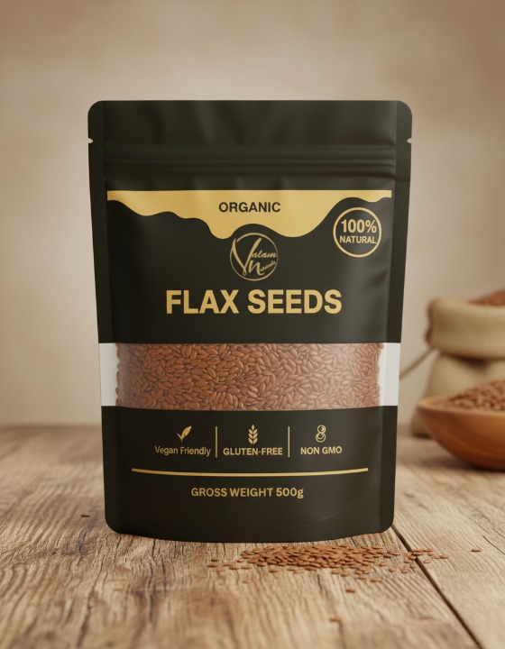 Organic Flax Seeds – 100% Natural, Gluten-Free & Non-GMO Superfood
