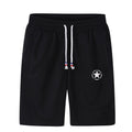 Black Quick Dry Shorts with Star Logo | Black Color | MEN | for Gym, Sports &amp; Fitness
