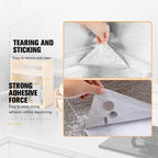 Silver Foil Kitchen Waterproof & Oil Proof Sticker | Aluminum Foil Self-Adhesive Sheet for Stove, Cabinets & Walls – Heat Resistant Wallpaper (60×200cm)
