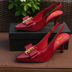 YSL Inspired Slingback Heels Providing Elegant Style With Sophisticated Look Durable Quality Comfortable Wear