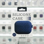 Shockproof Silicone AirPods Case - Textured Protective Skin with Keychain (Random colors)