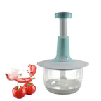 Multifunctional Manual Pushing Chopper with Beater &amp; (Grater , Shredder,  Slicer Plate) High Quality(random color )