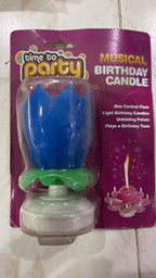 MUSICAL BIRTHDAY FLOWER CANDLE (RANDOM COLORS)