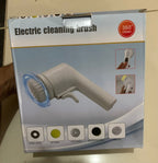 Electric Cleaning Brush With Multiple Attachments For Efficient Home Cleaning – 360° Rotating Scrubber With Sponge, Brush, And Steel Wool Heads