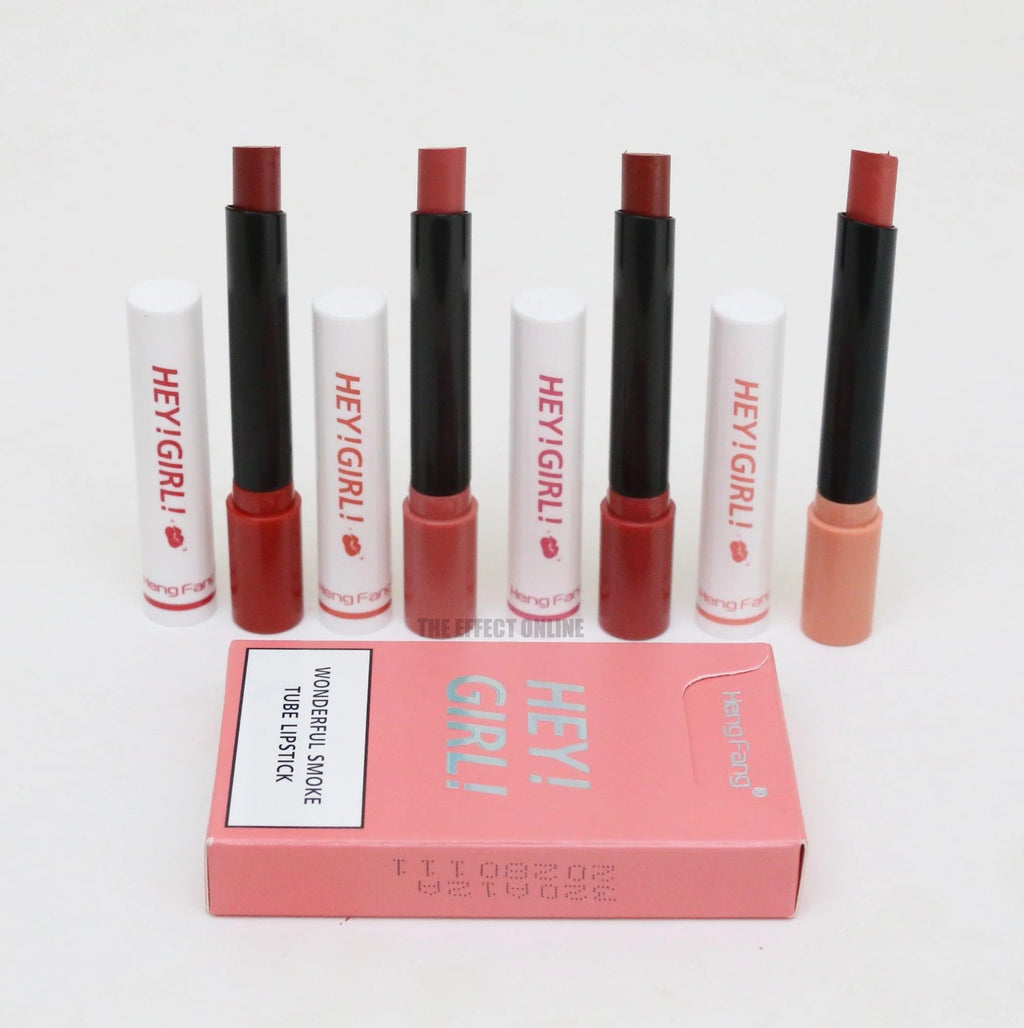 4-in-1 Trending Lipstick Set – Cigarette-Shaped Matte Lipsticks, Long-Lasting, Easy to Apply, Non-Sticky &amp; Fade-Resistant Lip Gloss for Makeup Lovers
